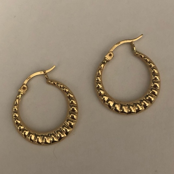 Jewelry - Yellow Gold 18k hoop earrings